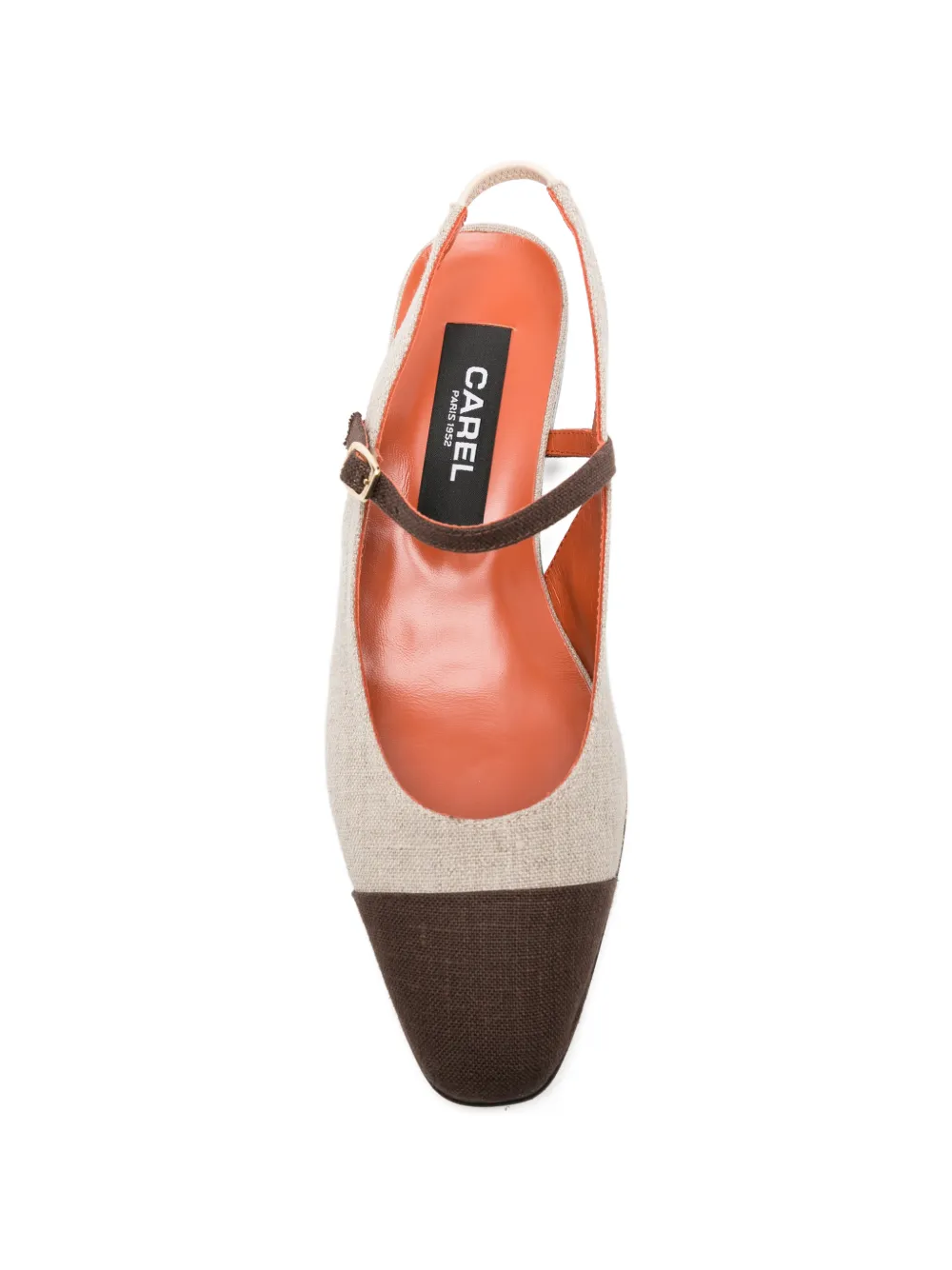 Carel Paris Oceano 26 toe-cap flat pumps Beige