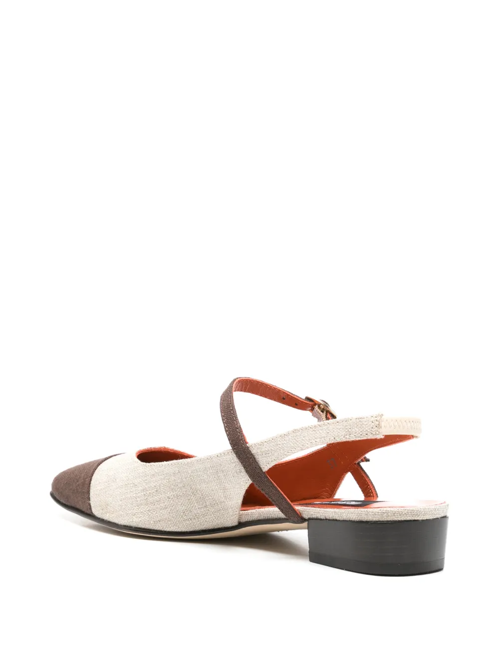 Carel Paris Oceano 26 toe-cap flat pumps Beige