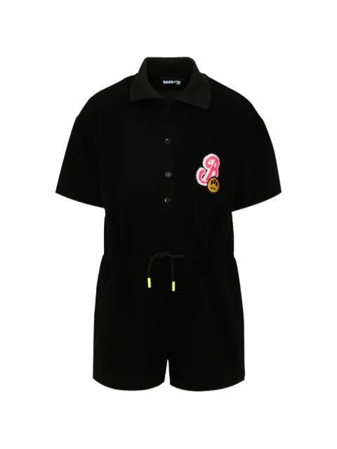 Barrow kids polo collar patch playsuit