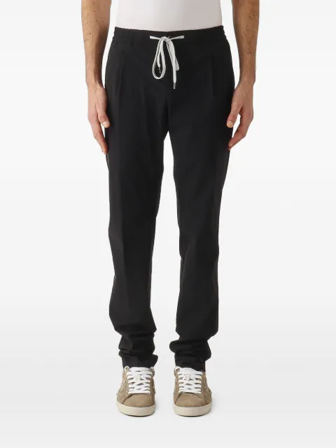 PT Torino drawstring pleated trousers