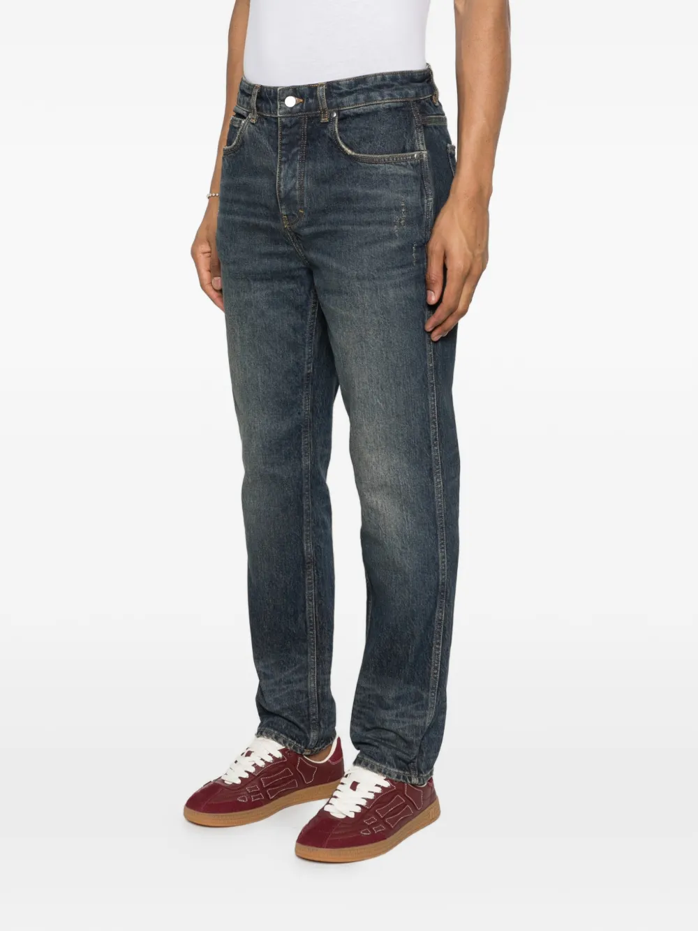  Represent R1 Logo-plaque Jeans - Blue 
