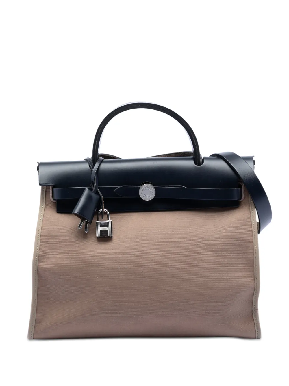 Hermès Pre-Owned 2018 Toile Herbag Zip 31 satchel - Blu