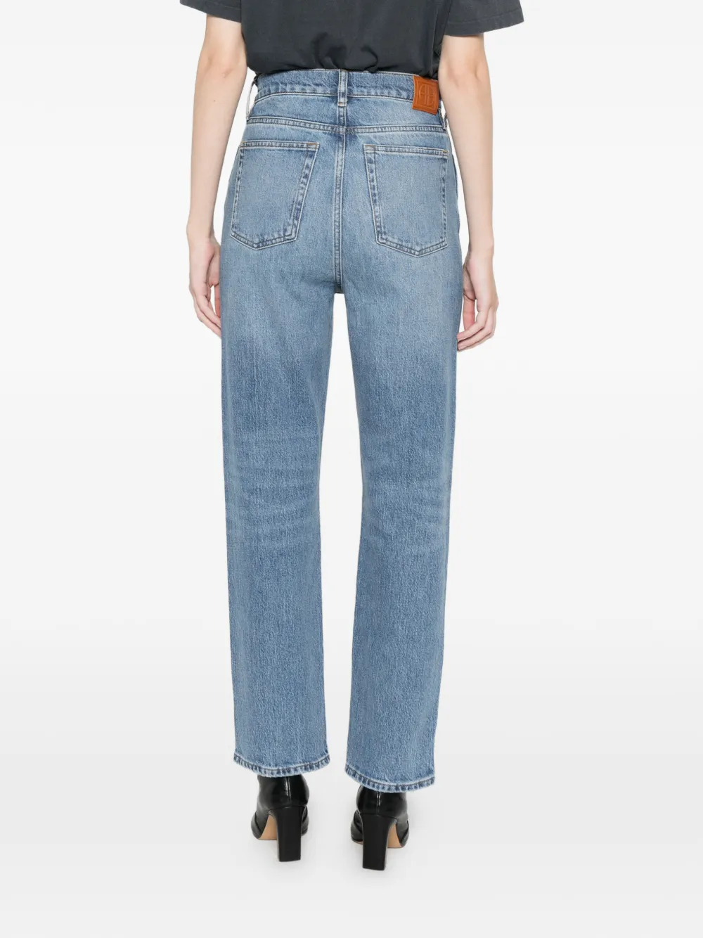 ANINE BING High waist jeans Blauw