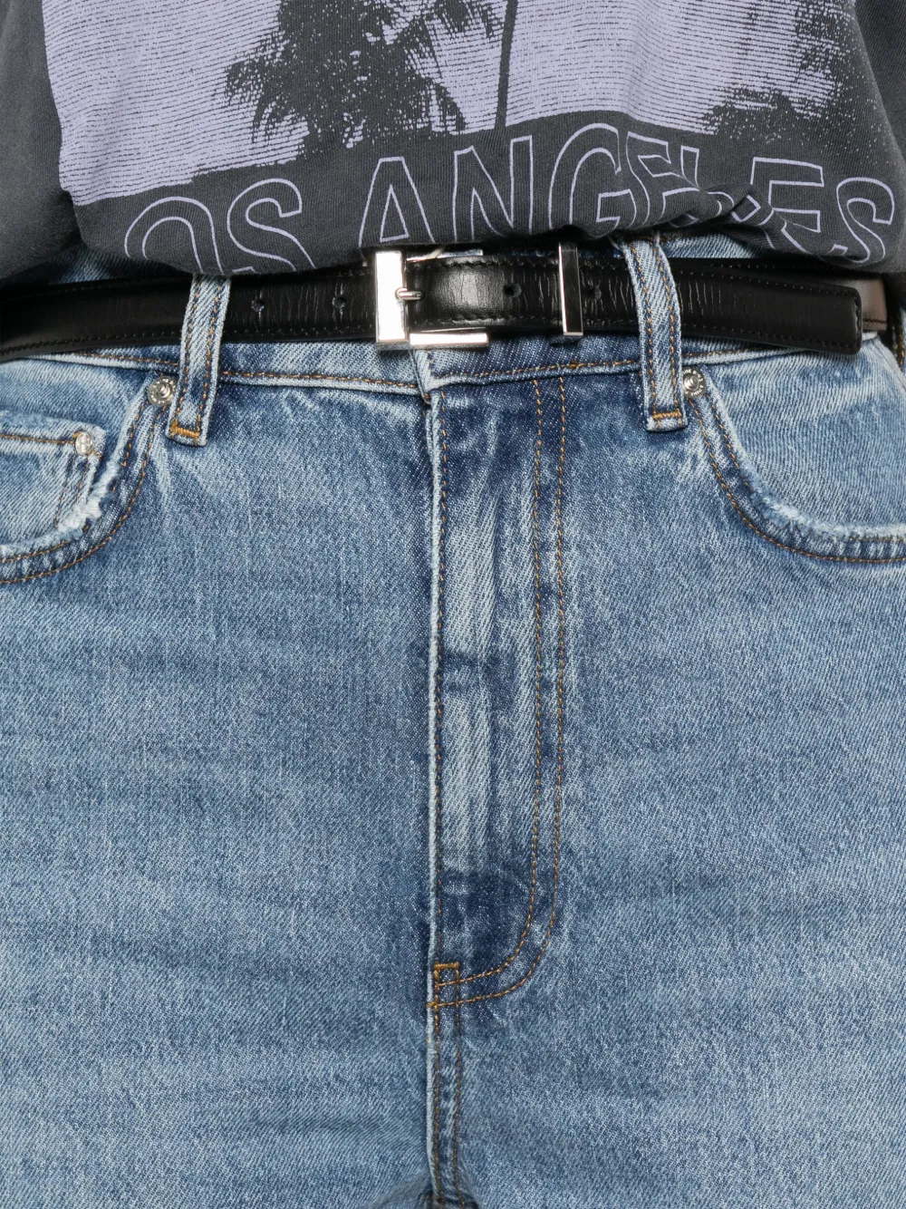 ANINE BING High waist jeans Blauw