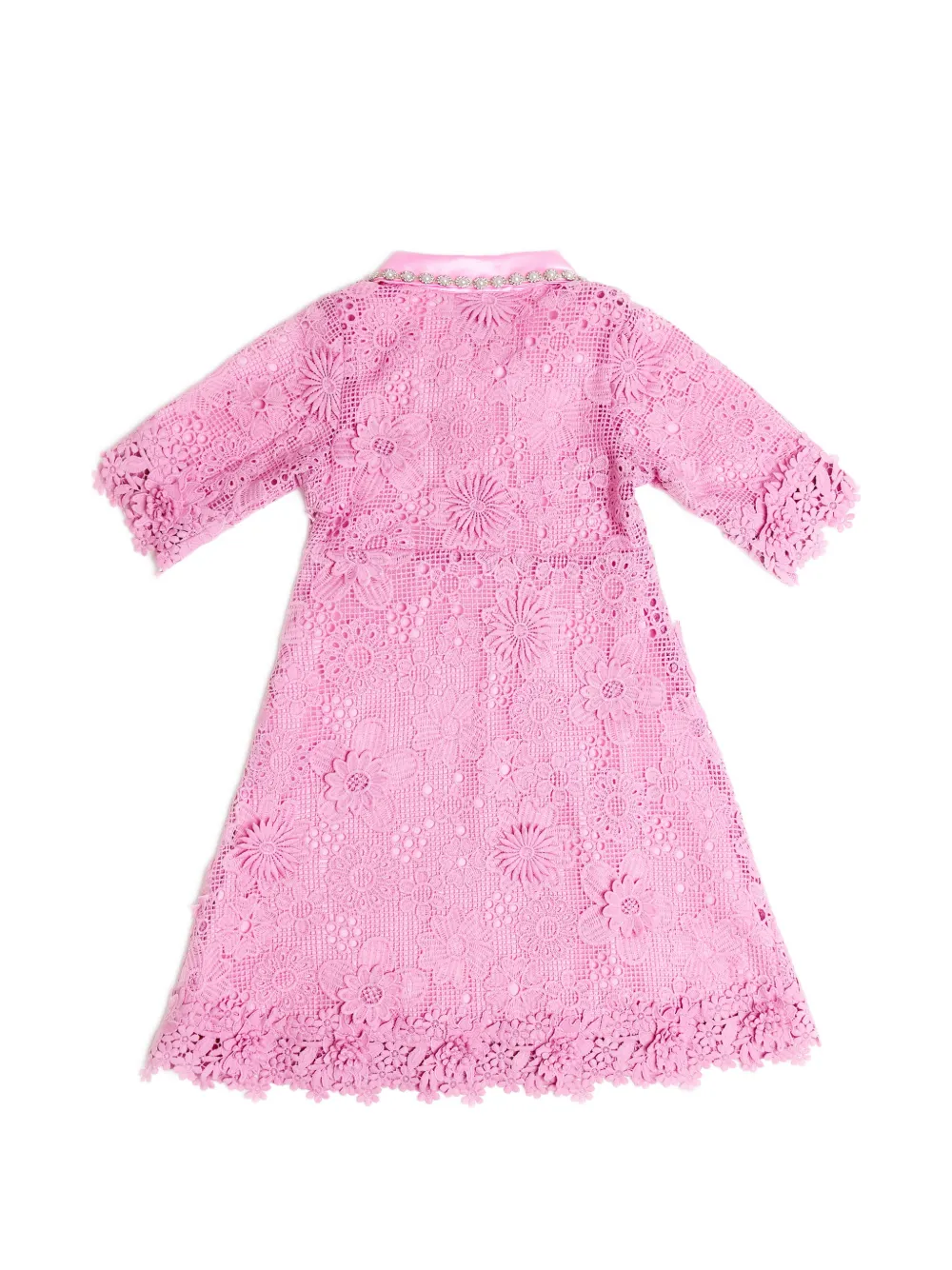  Bcbg Kids Lace Embellished Dress - Pink 