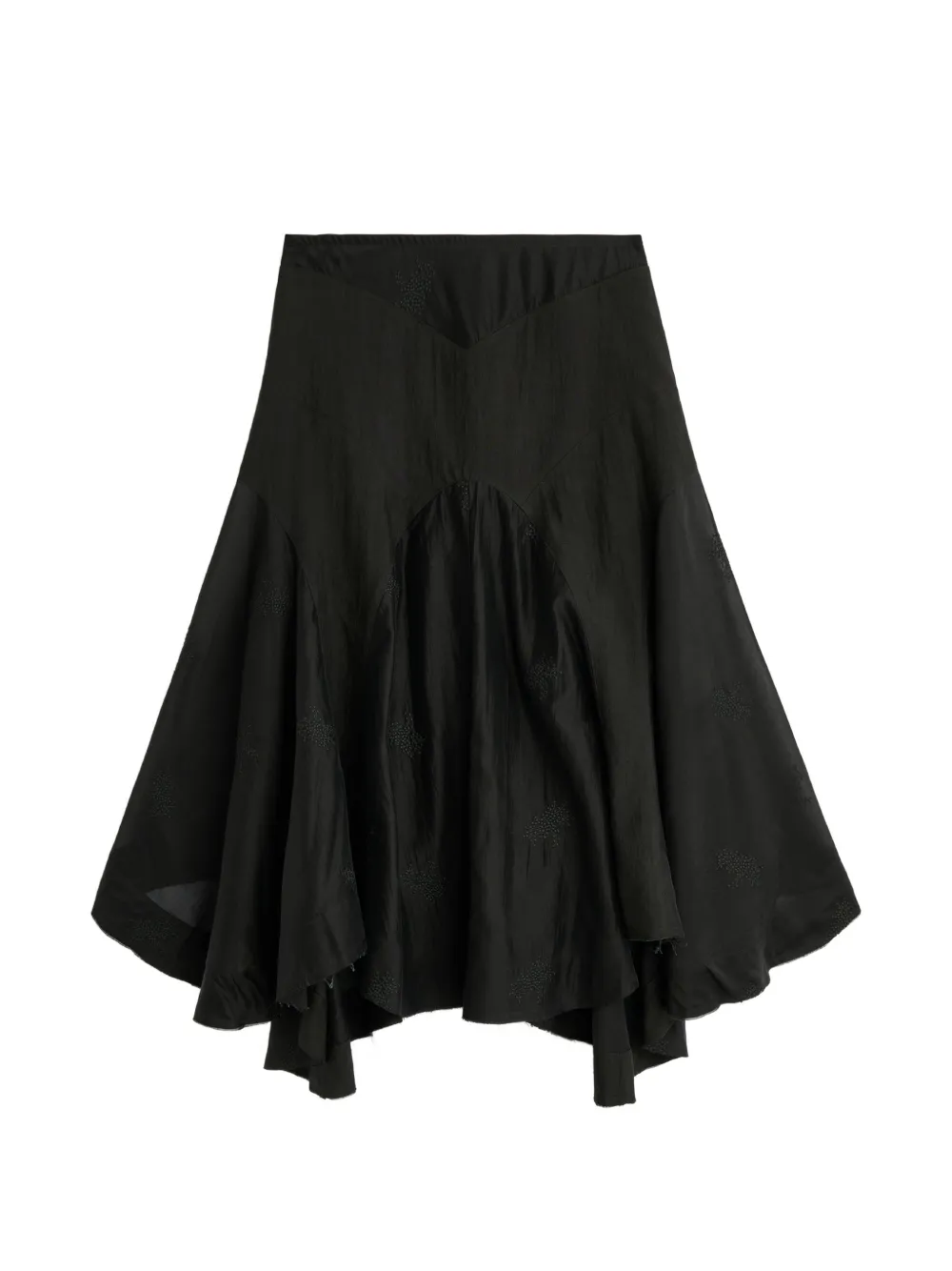 OUR LEGACY Petti panelled midi skirt - Black