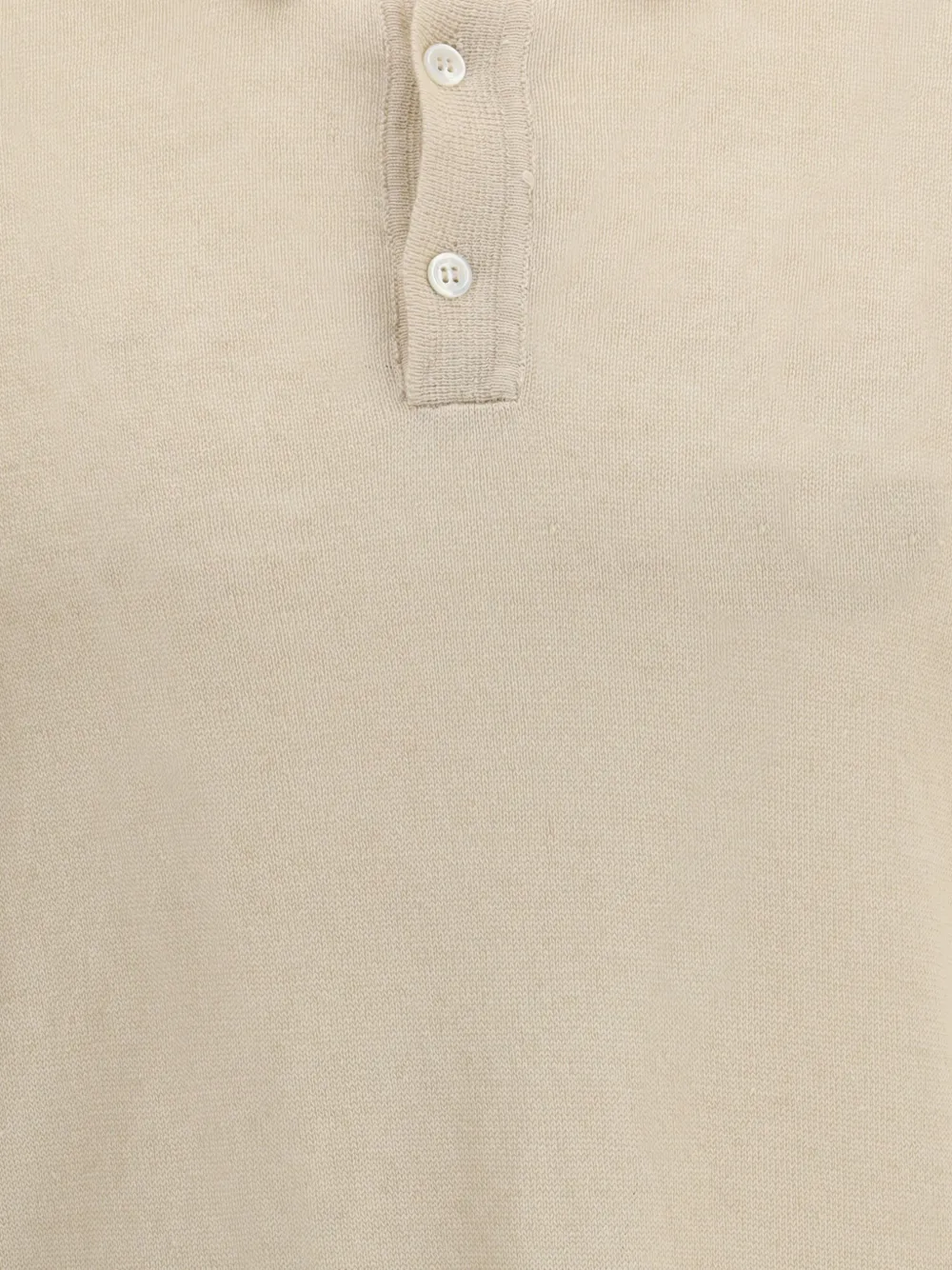 Roberto Collina Poloshirt met korte mouwen Beige