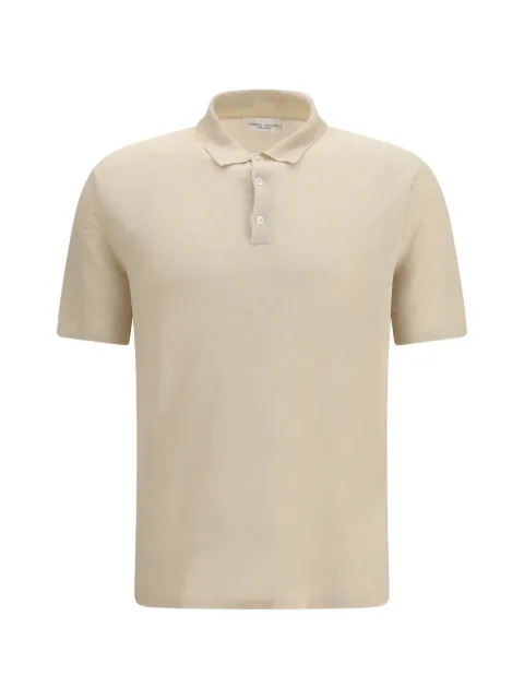Roberto Collina Poloshirt met korte mouwen
