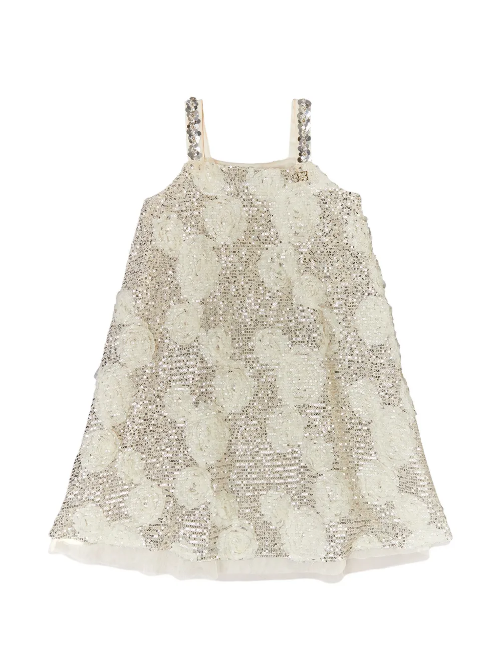 BCBG KIDS silver sequin dress - Toni neutri