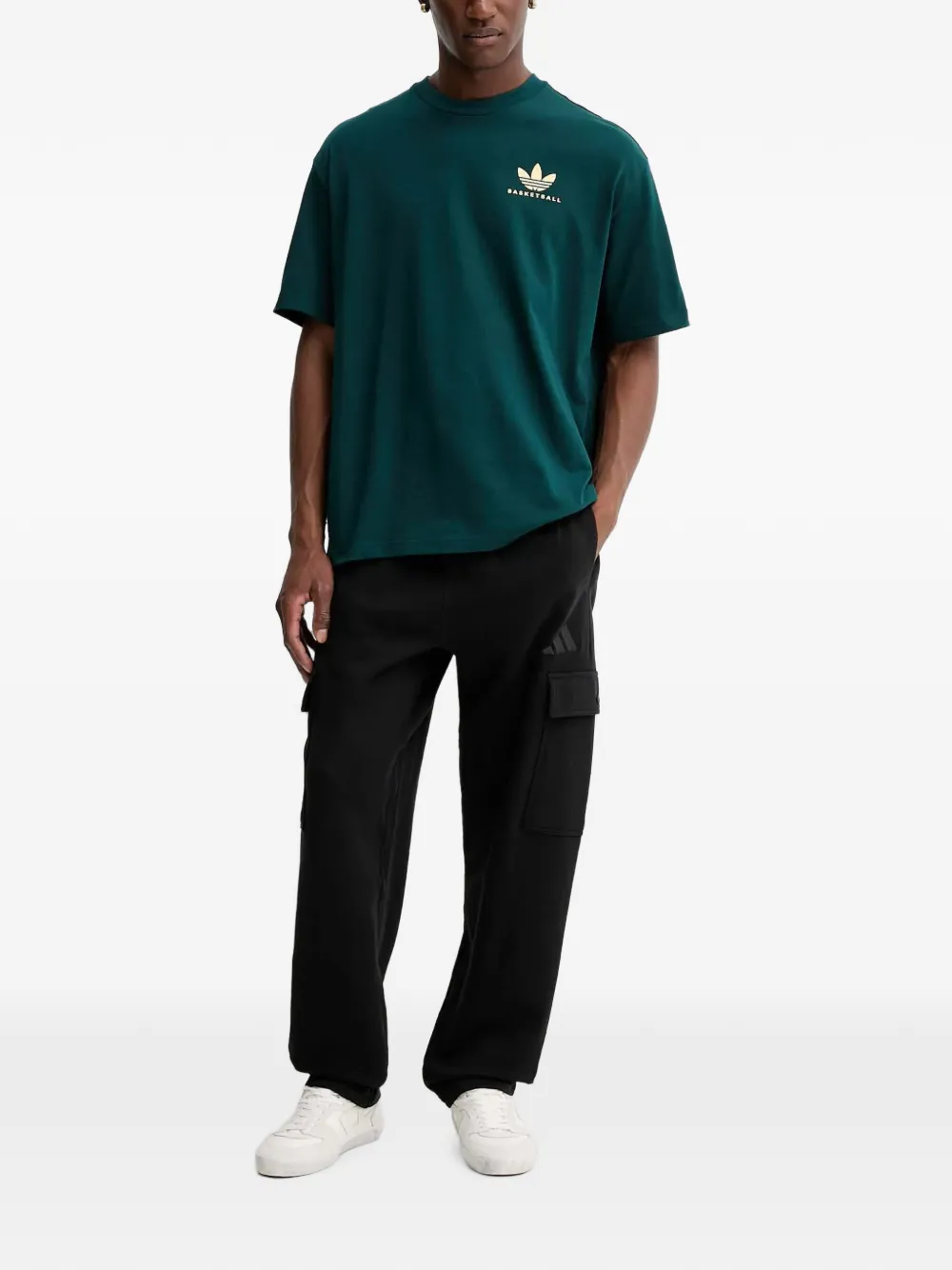 adidas Trainingsbroek met geborduurd logo Zwart