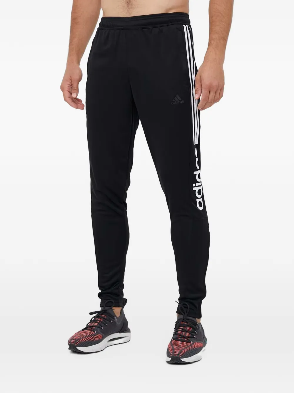 Adidas AOP Power broek met drie strepen en print Zwart