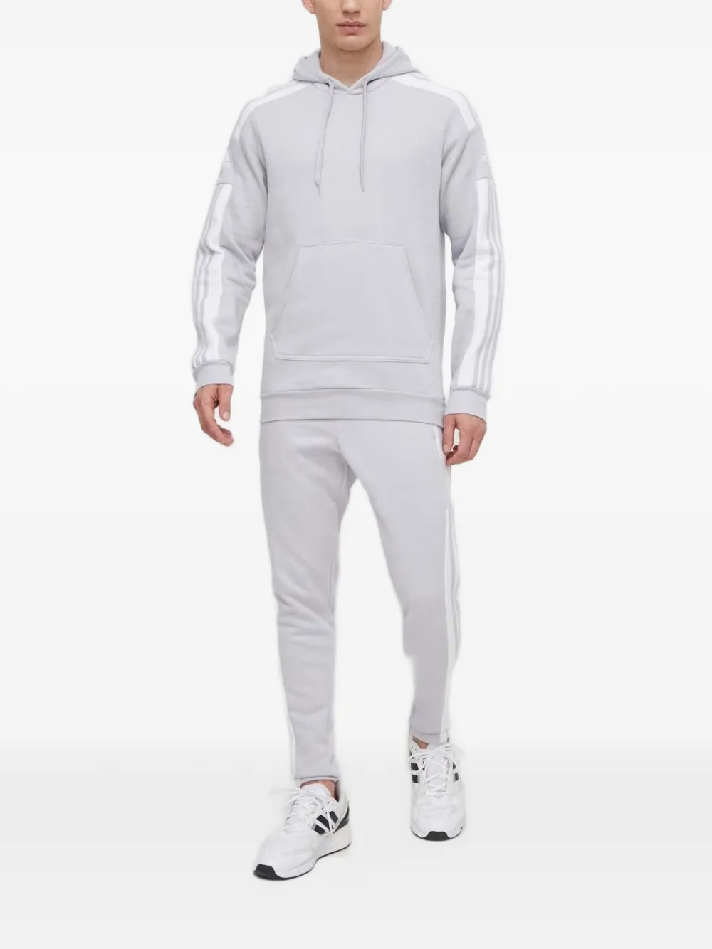 adidas Trainingsbroek met streep-detail Grijs