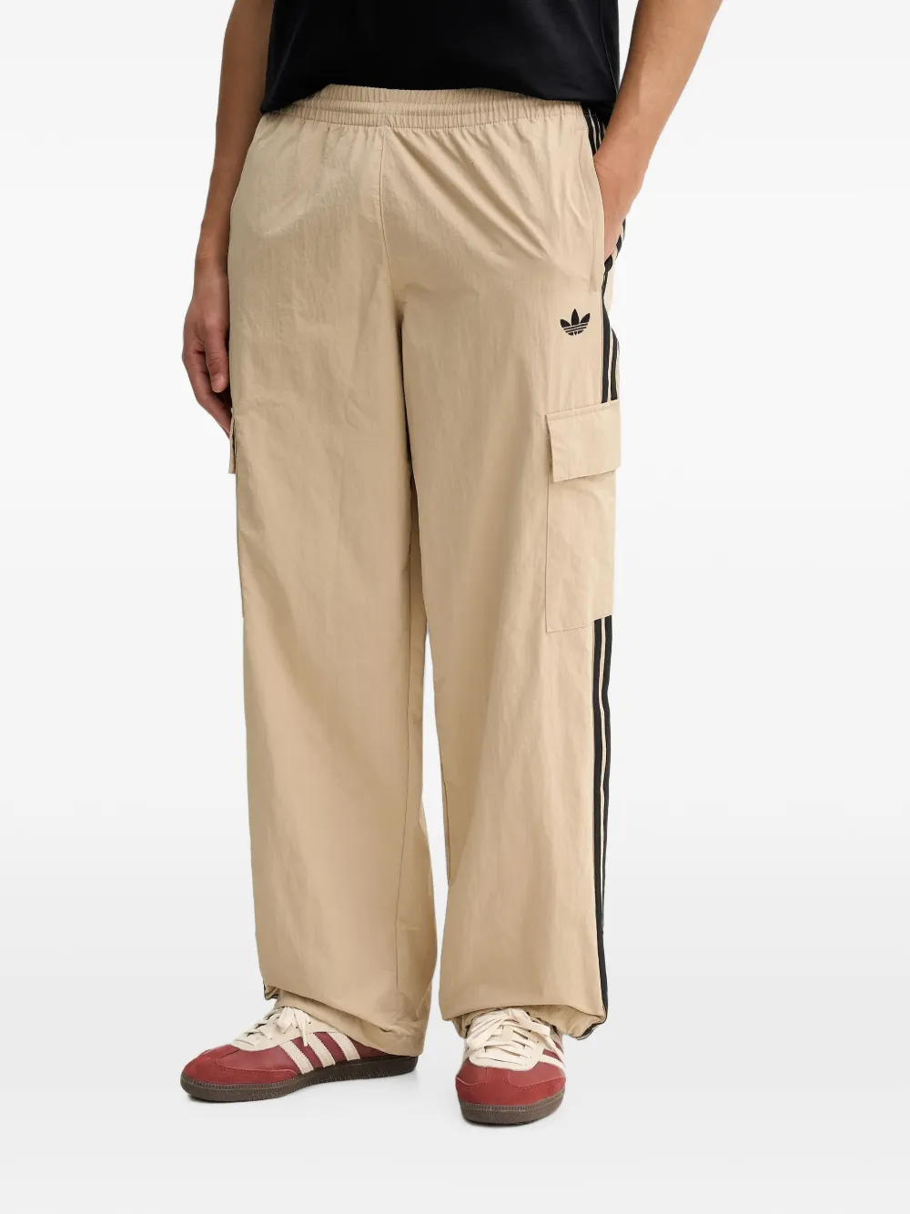 adidas Cargo broek met streep Beige