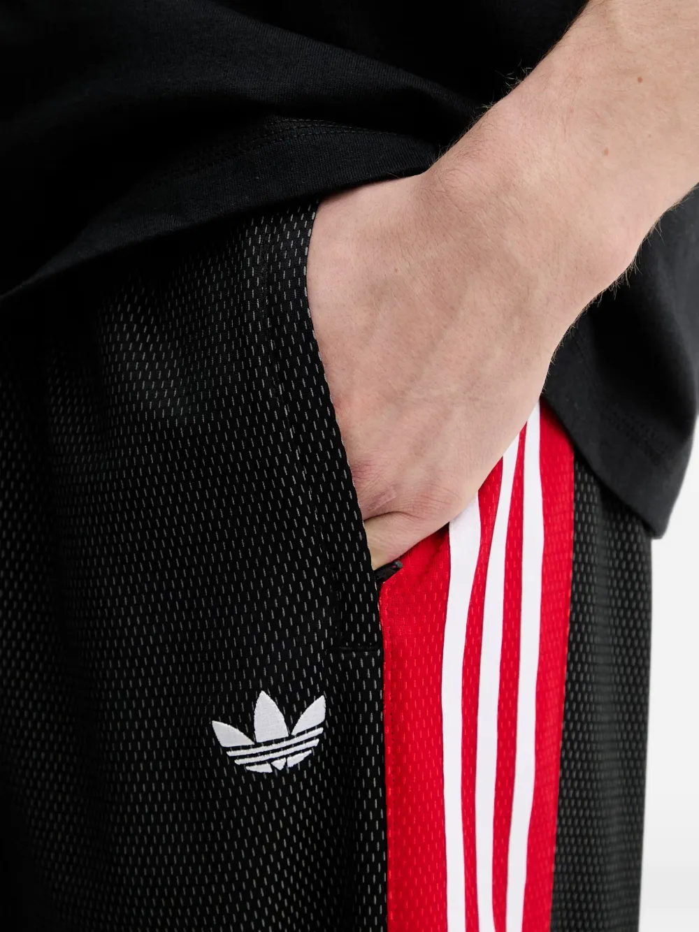 adidas mesh track pants Zwart