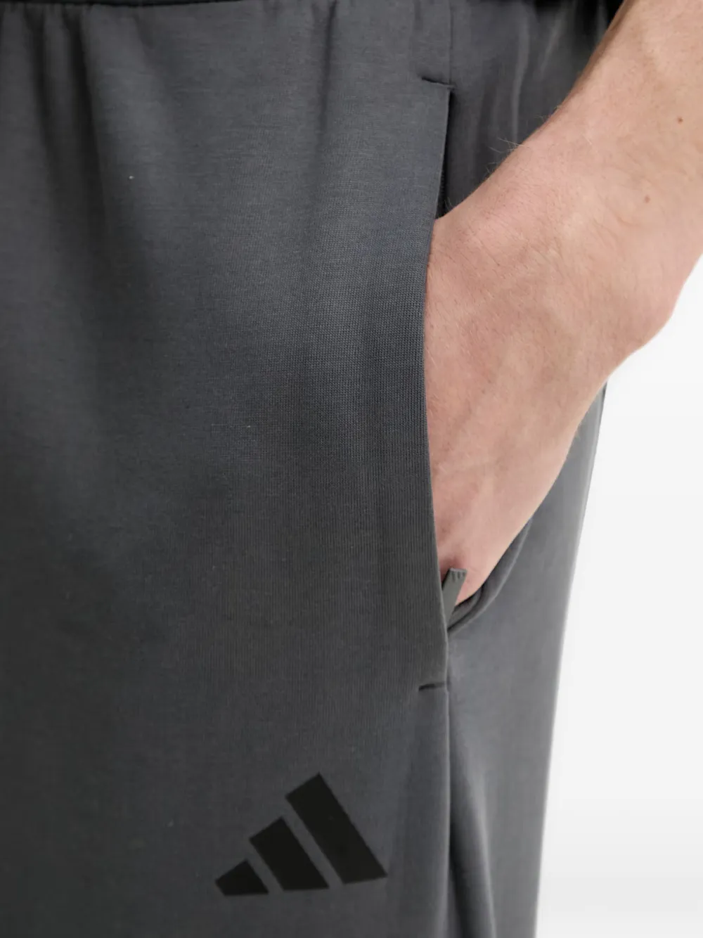 adidas logo-print track pants Grijs
