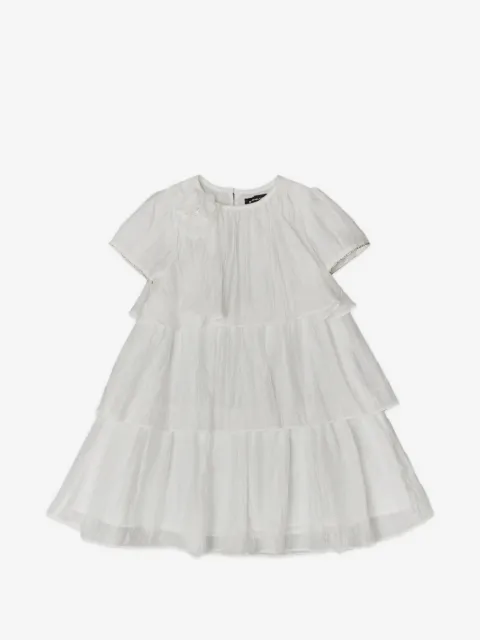 BCBG KIDS vestido a capas con estampado floral