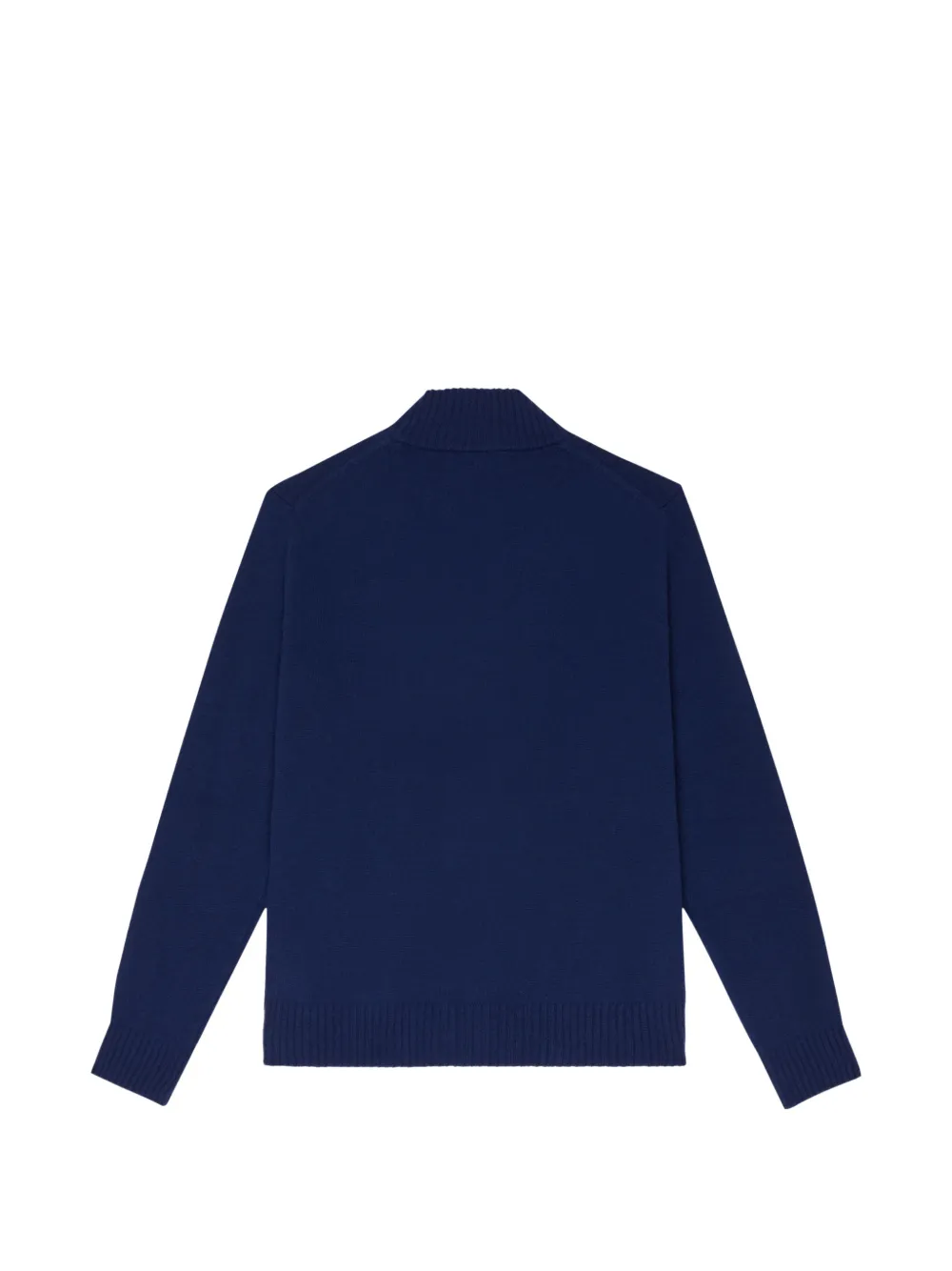 Vilebrequin Vest met rits en logo-jacquard Blauw