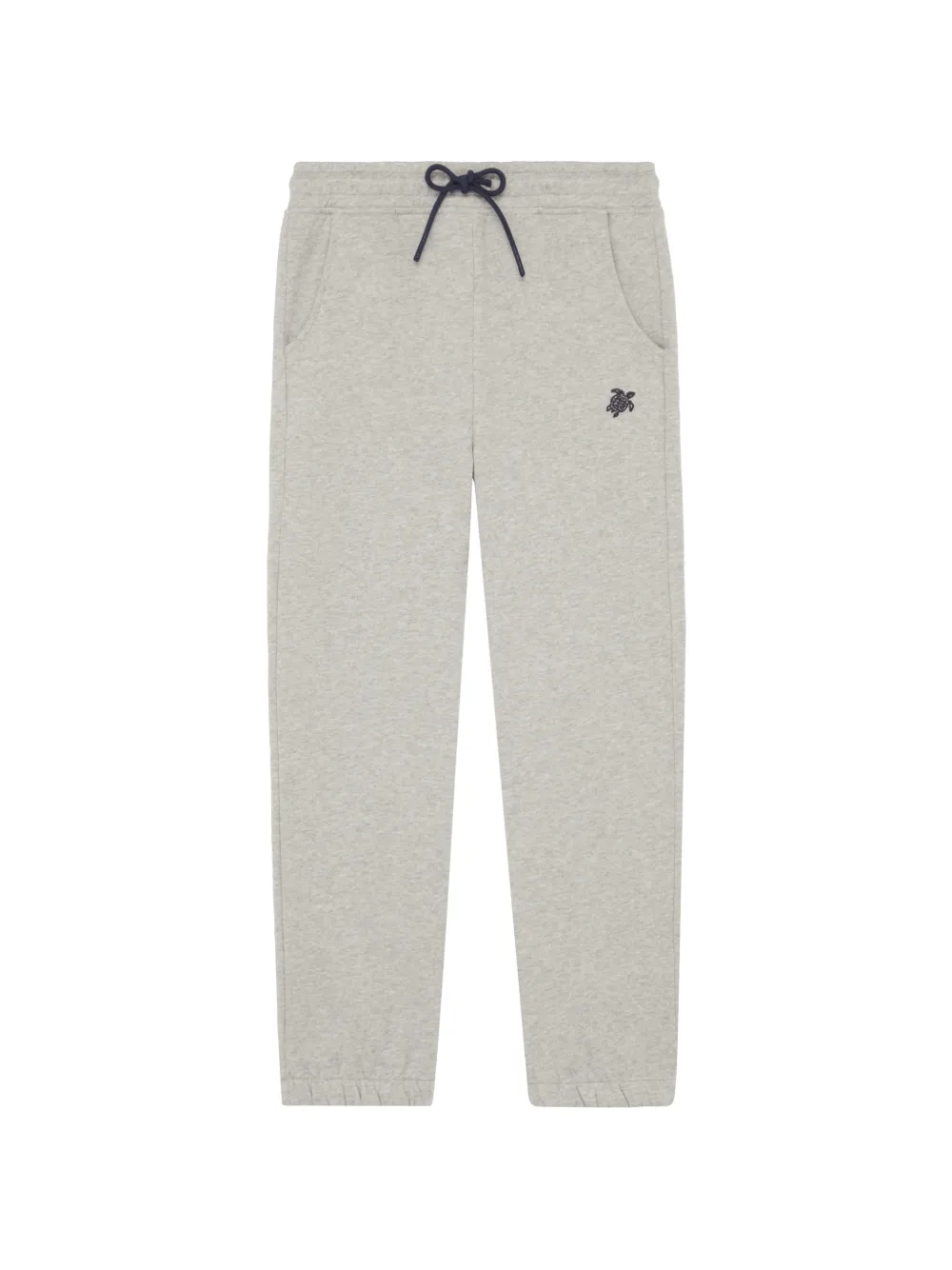 Vilebrequin Kids embroidered-turtle drawstring track pants - Grigio