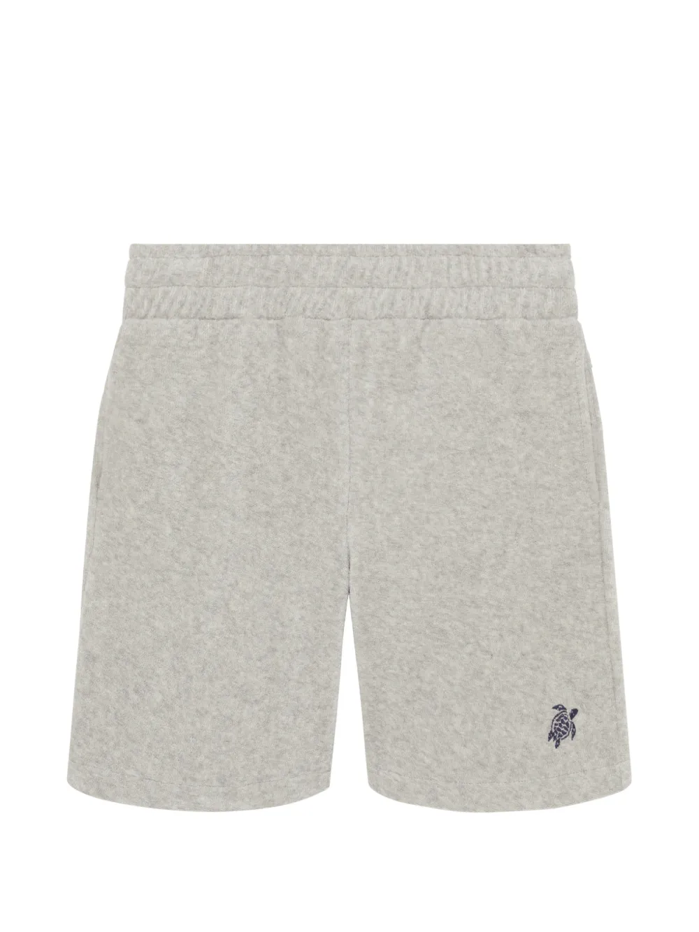Vilebrequin Kids turtle-embroidered shorts - Grigio