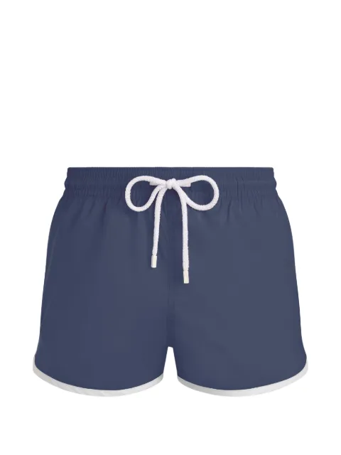 Vilebrequin drawstring turtle-embroidery swim shorts