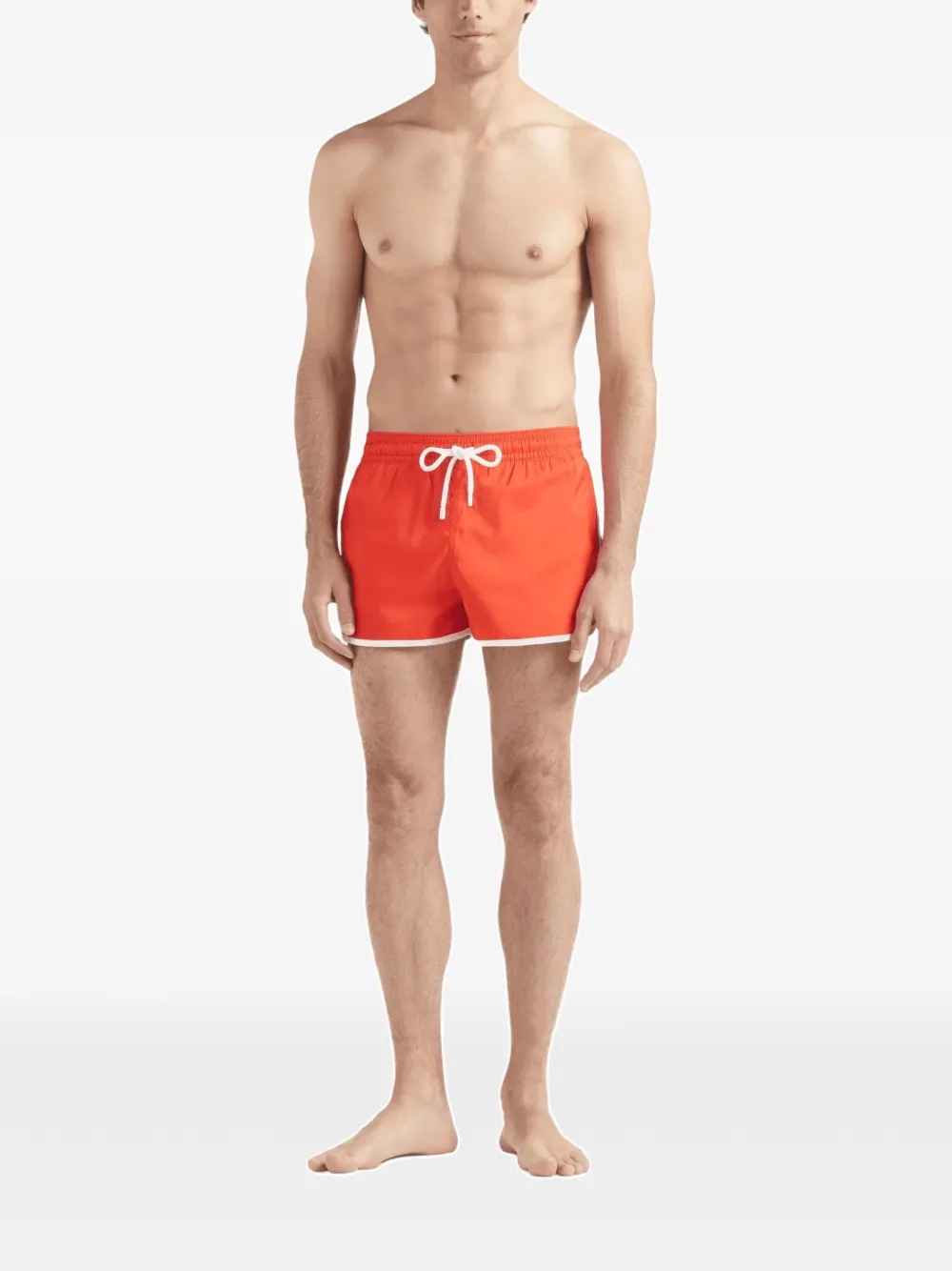  Vilebrequin Elasticated-drawstring Swim Shorts - Red 