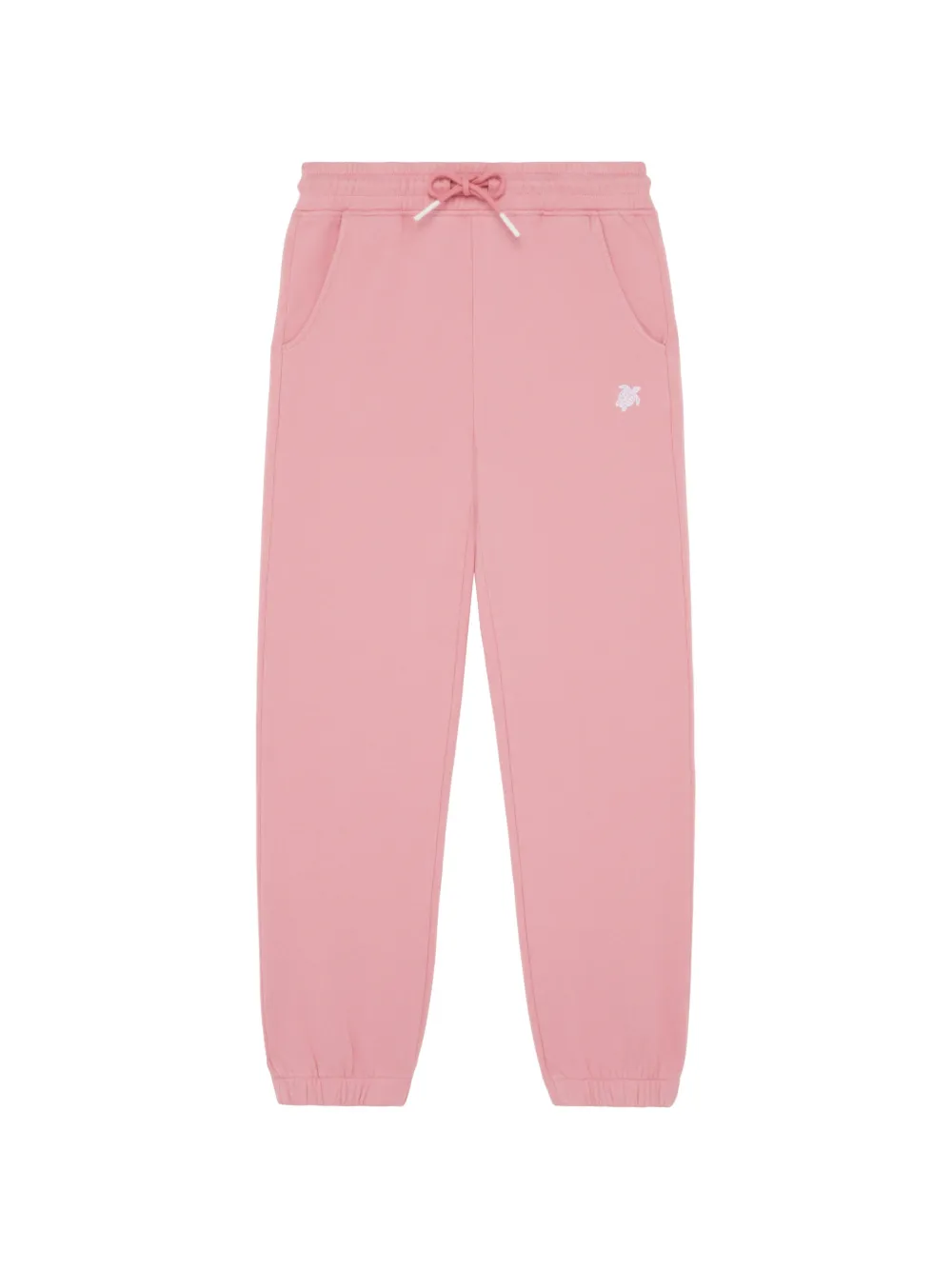 Vilebrequin Kids embroidered turtle track pants - Rosa