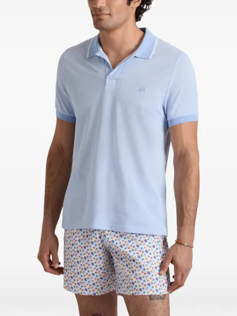 Vilebrequin embroidered turtle polo shirt