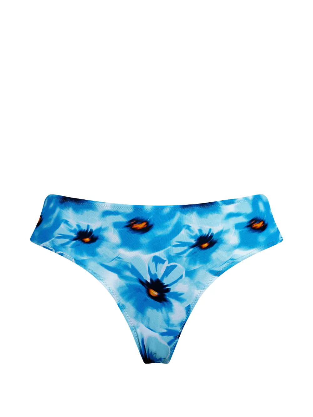 Vilebrequin flower-print bikini bottom - Blu