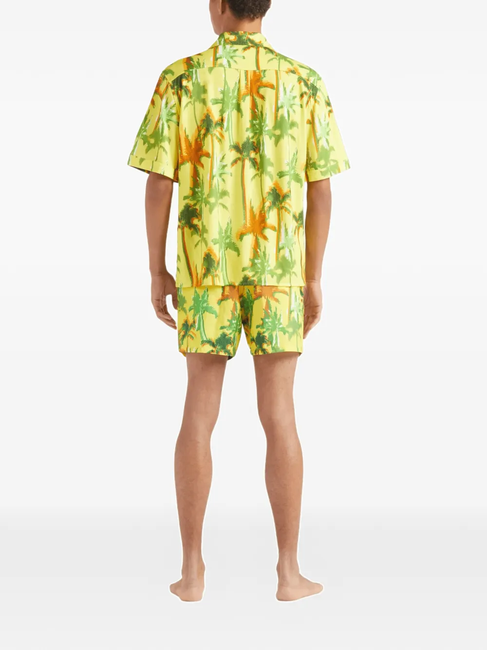 Palms Offset Cotton Shirt
