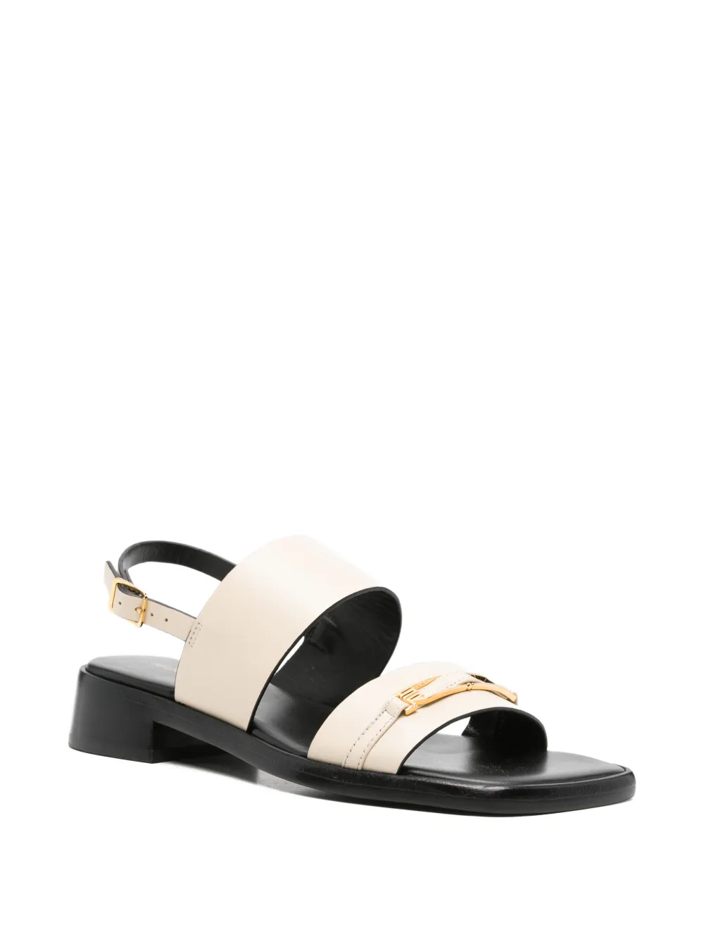Sergio Rossi buckled-strap sandals Beige
