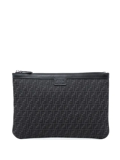 Fendi Pre-Owned 2000-2010 Zucchino Canvas Flat clutch bag