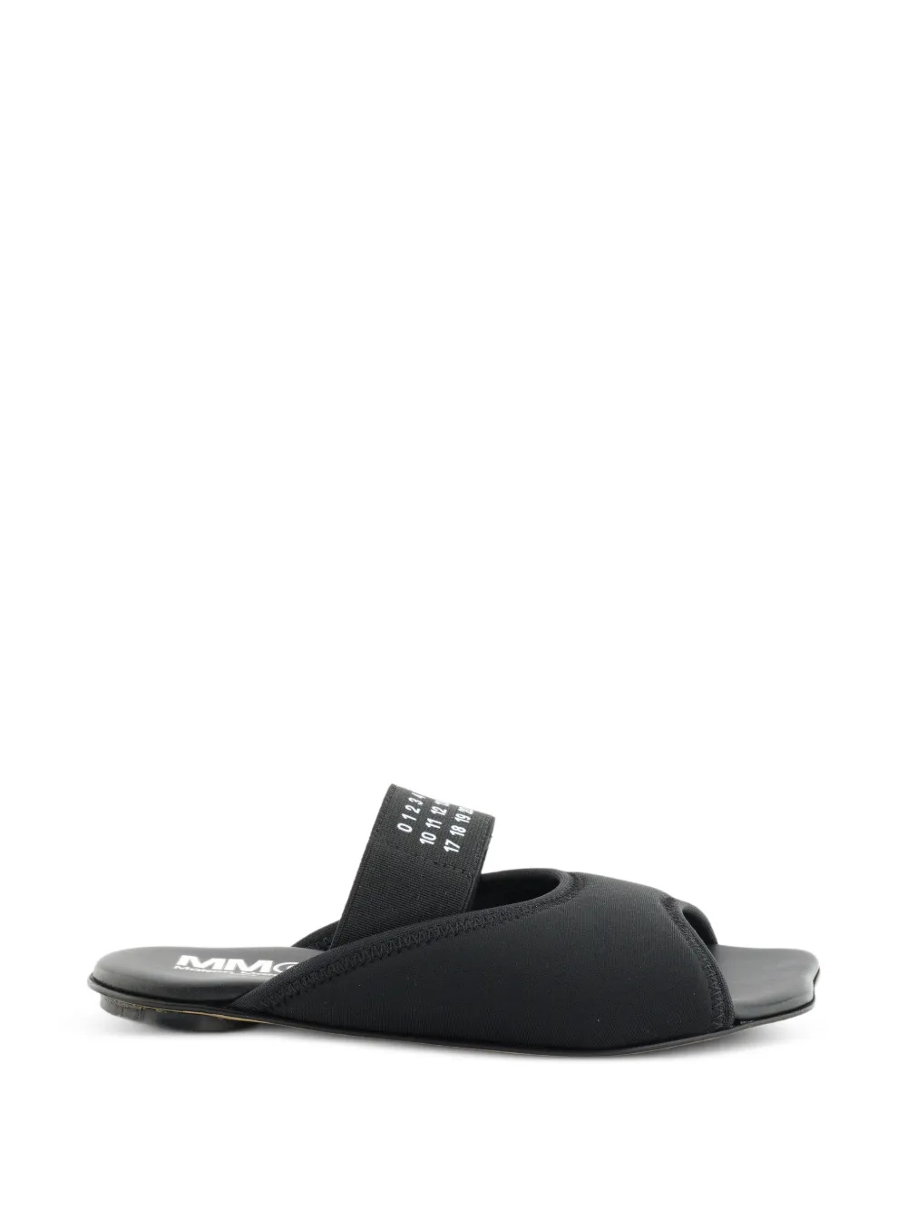 MM6 Maison Margiela Kids Sandali con cinturino - Nero