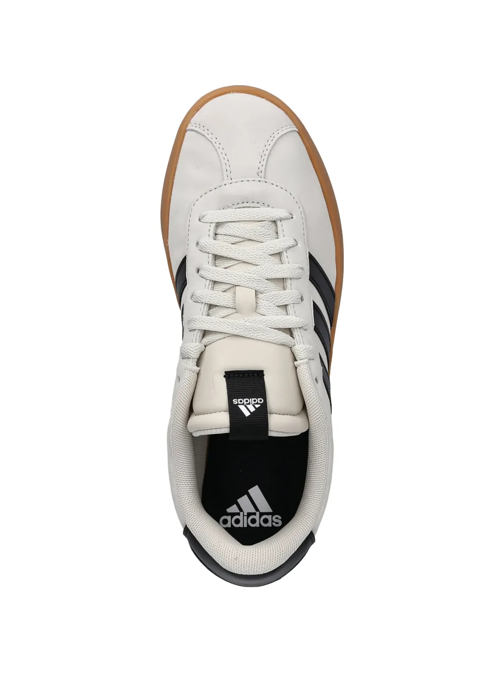 adidas VL Court 3.0 gestreepte sneakers Beige