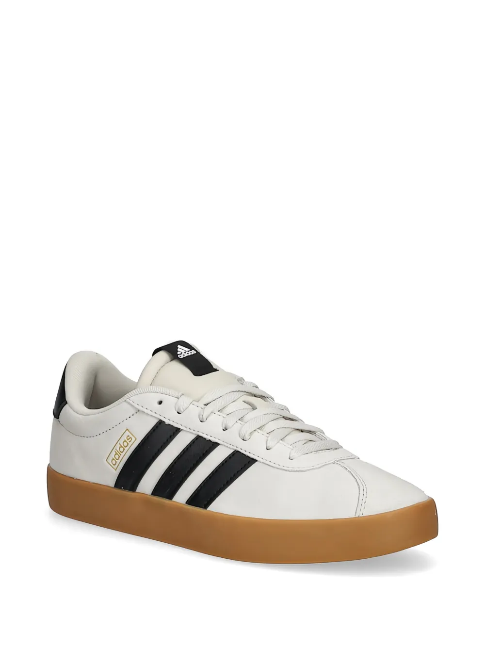 adidas VL Court 3.0 gestreepte sneakers Beige