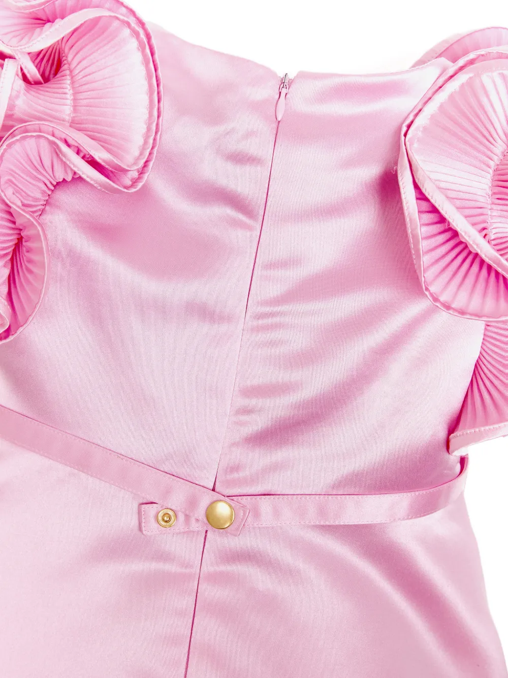 BCBG KIDS Jurk met ruches en ceintuur Roze