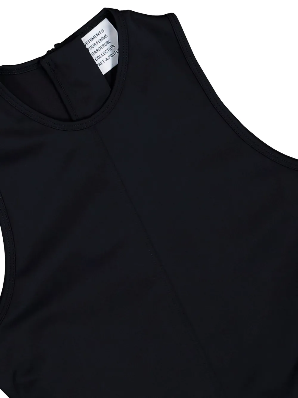  Vetements Tease Playsuit - Black 