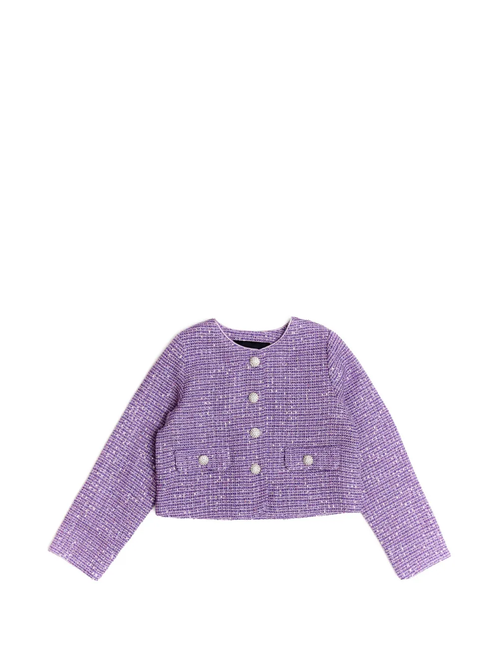 BCBG KIDS embellished button jacket - Violett