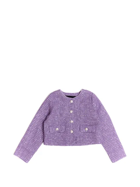 BCBG KIDS embellished button jacket