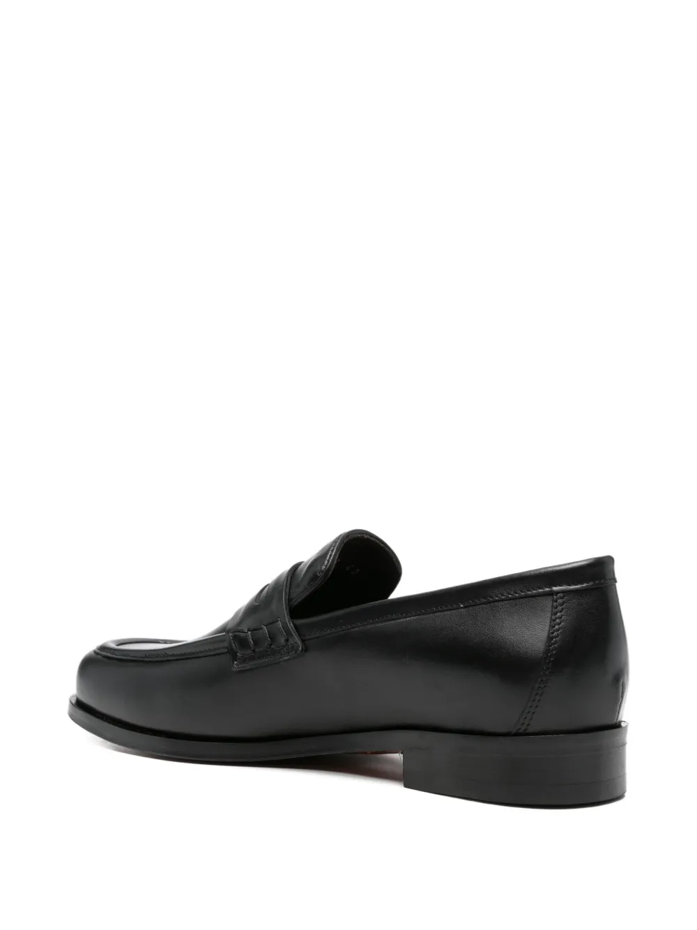 MORGILLO Levi penny-strap loafers Zwart