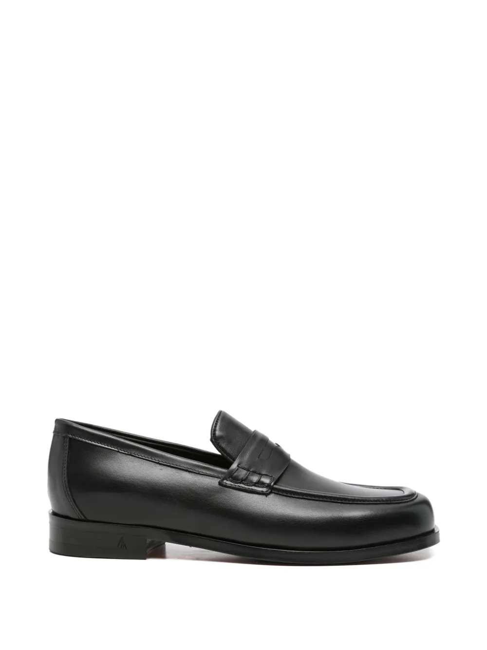 MORGILLO Levi penny-strap loafers - Nero