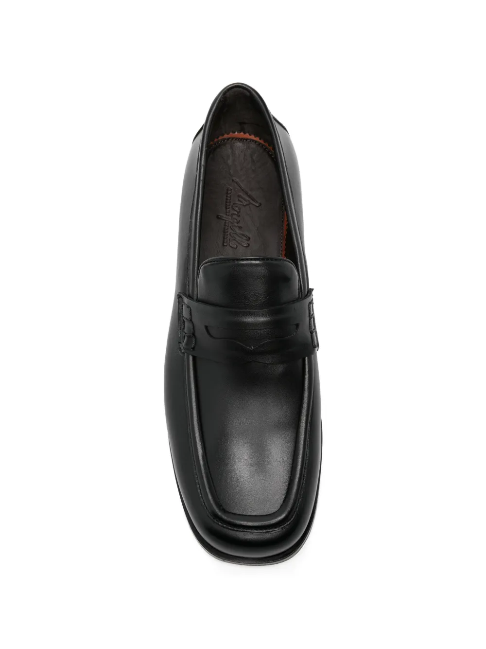 MORGILLO Levi penny-strap loafers Zwart