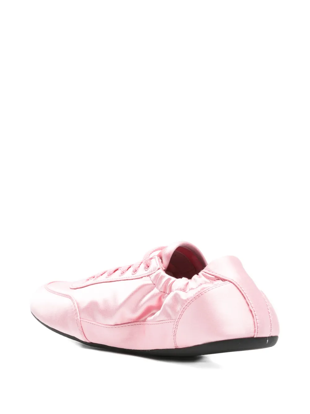 Prada Collapse ruched sneakers Roze