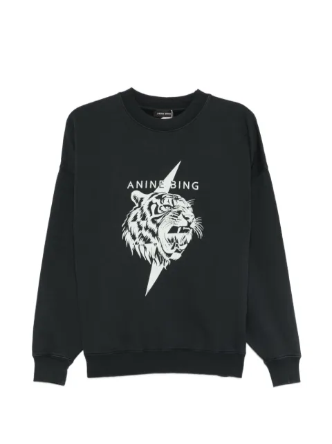 ANINE BING Miles tiger-print sweatshirt