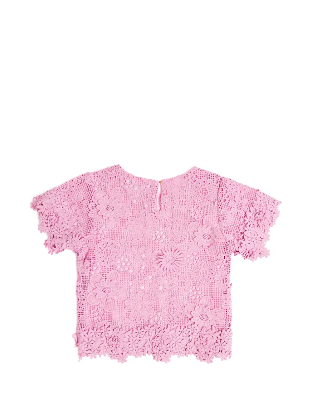 BCBG KIDS Top met bloemenkant Roze
