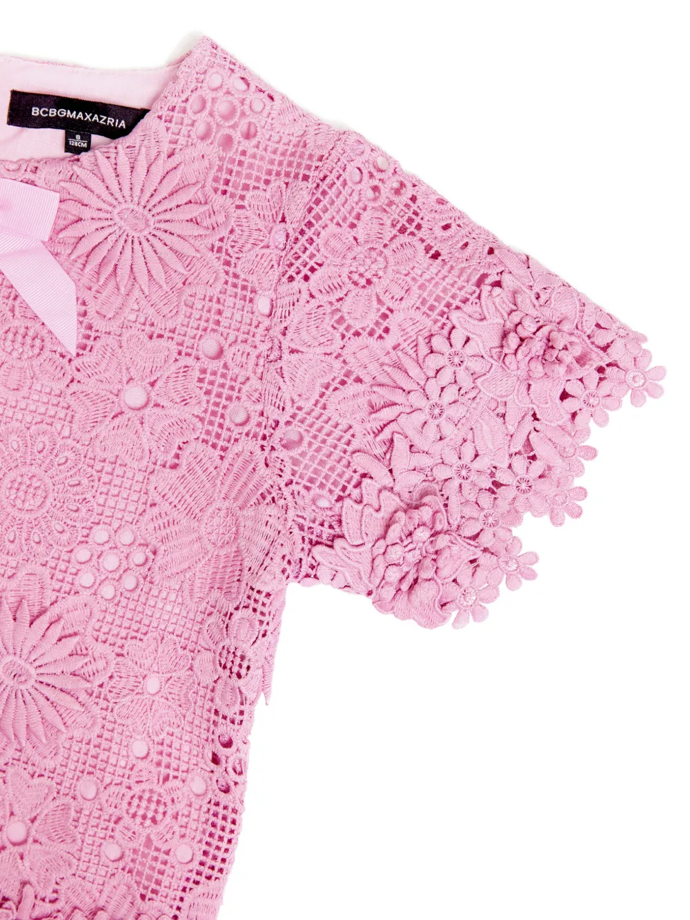 BCBG KIDS Top met bloemenkant Roze