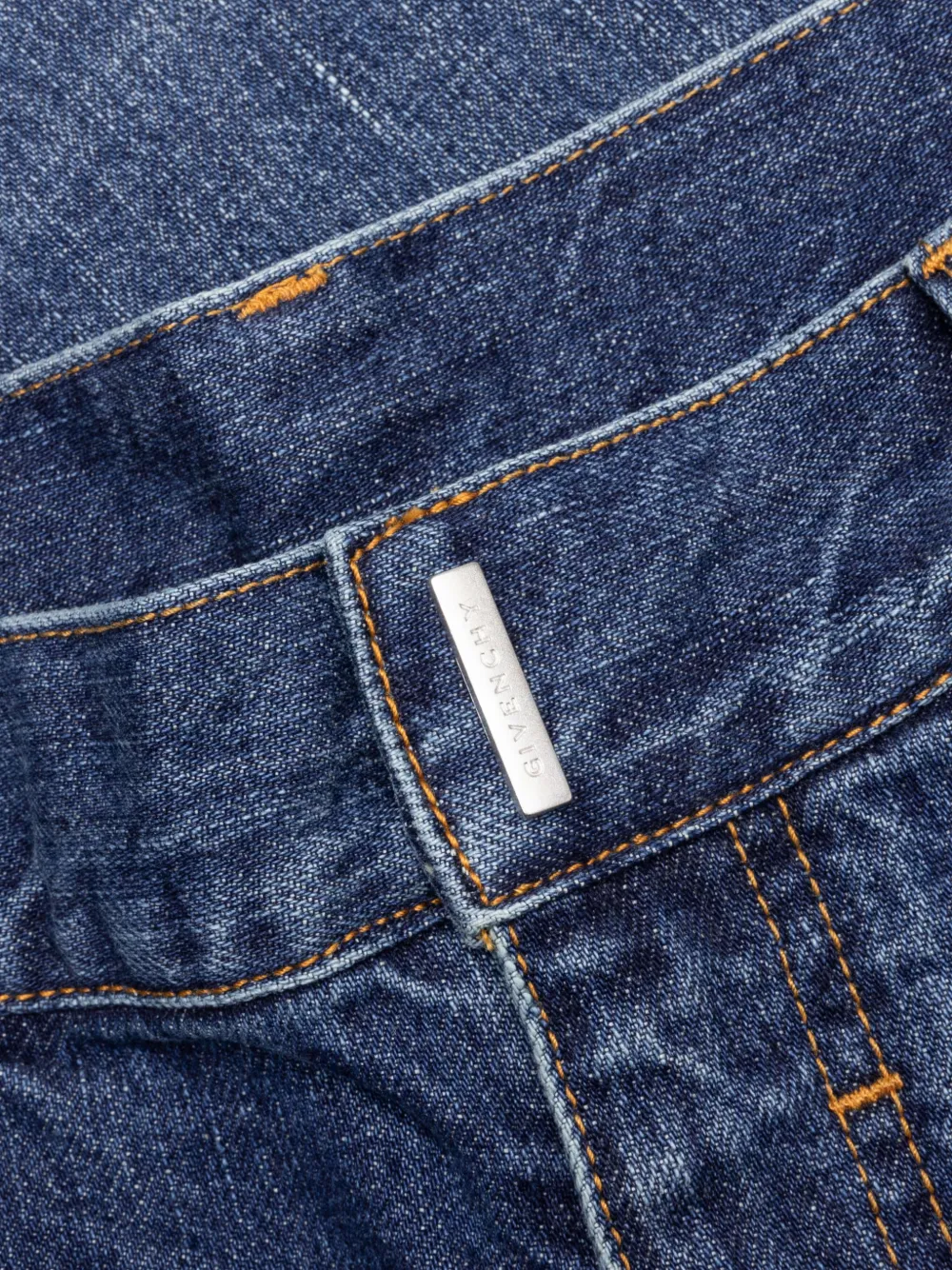 Givenchy Jeans met riemlussen Blauw