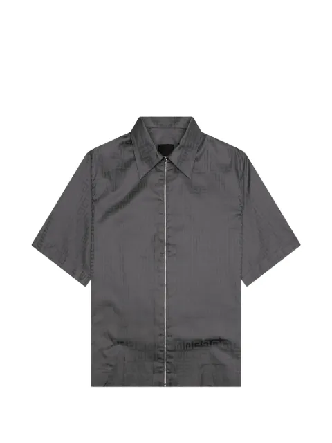 Givenchy zipped patterned shirt
