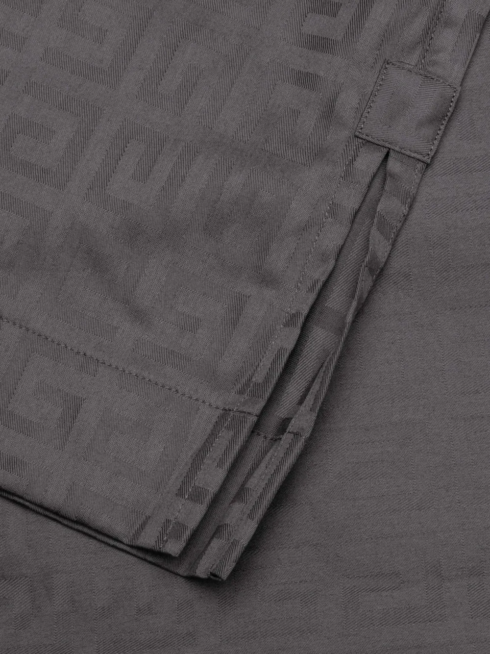  Givenchy Zipped Patterned Shirt - Grey 