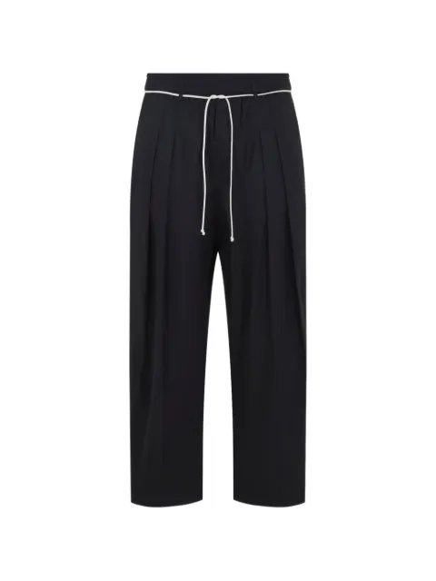 MORDECAI pleated drawstring trousers