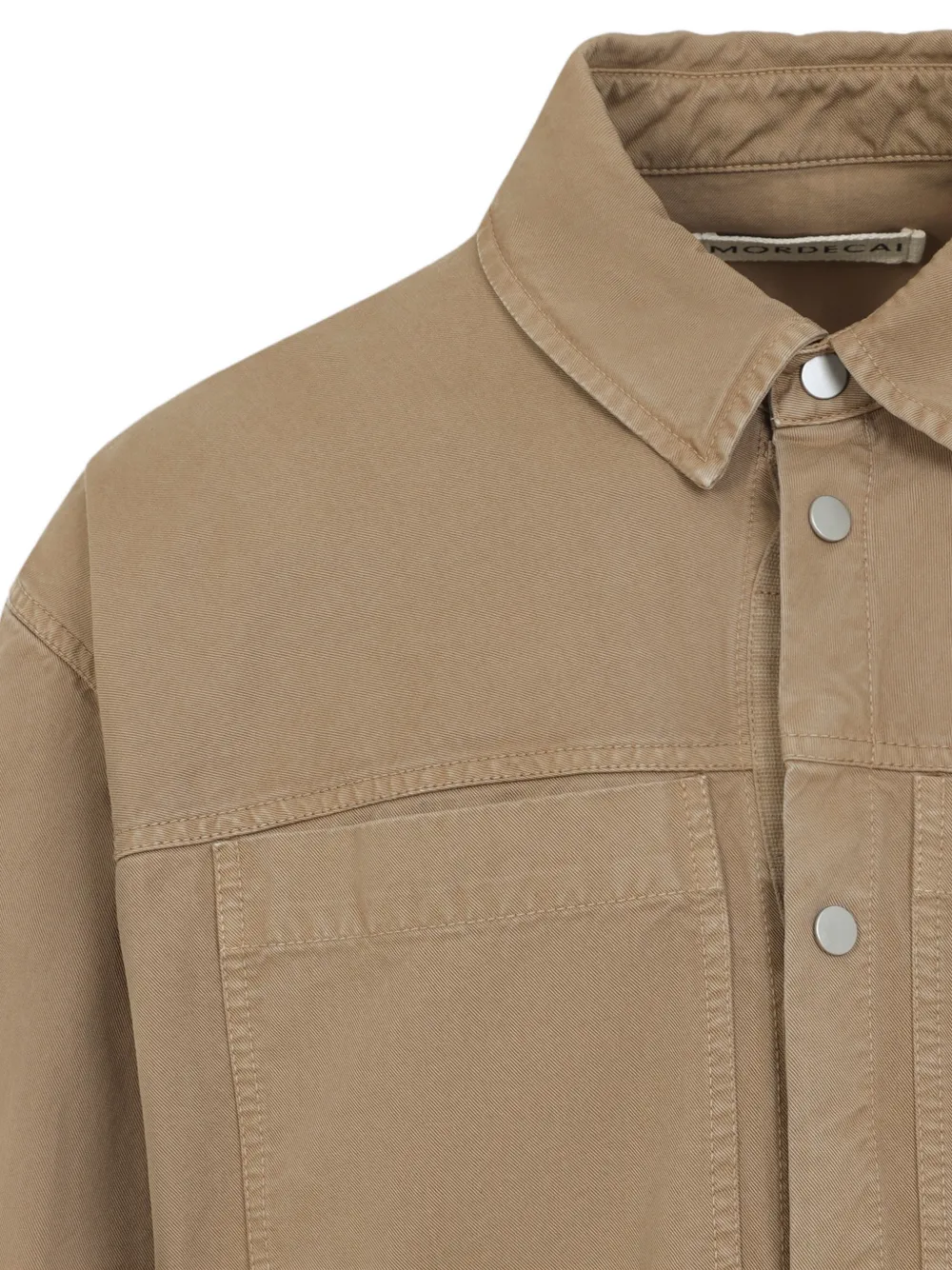  Mordecai Flap Pocket Stripe Back Shirt - Neutrals 